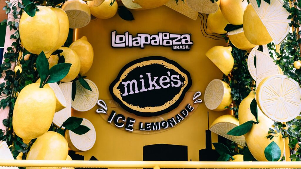 Mike’s Ice estreia como patrocinadora de palco no Lollapalooza Brasil 2025