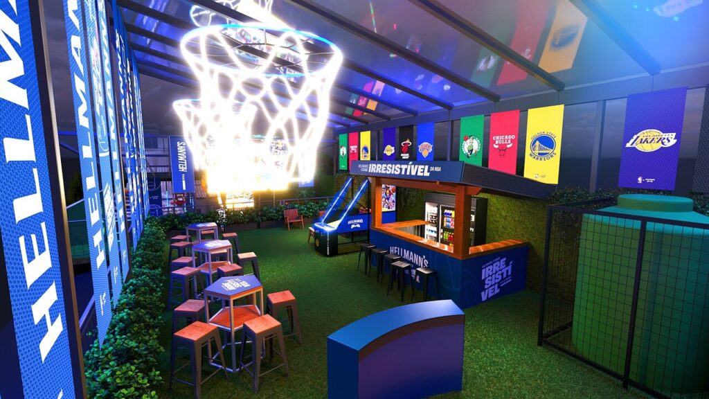 Boteco Hellmann’s volta em 2025 com experiências imersivas para os fãs da NBA