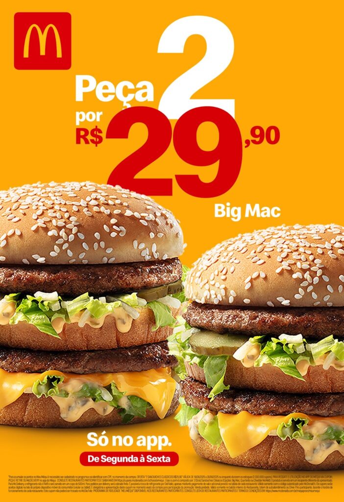 Toda hora é Hora de Méqui: nova campanha traz 2 sanduíches clássicos por R$ 29,90