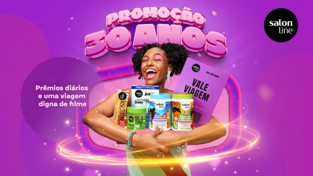 Salon Line comemora 30 anos com novo posicionamento e promoção especial