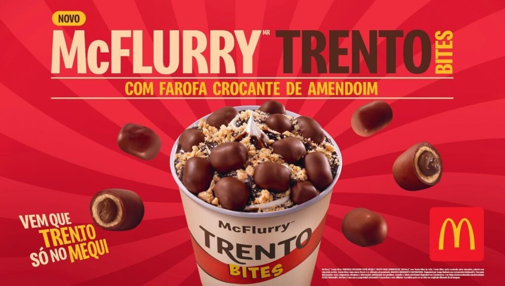 McDonald’s e Trento lançam McFlurry Trento Bites para fãs em todo o Brasil
