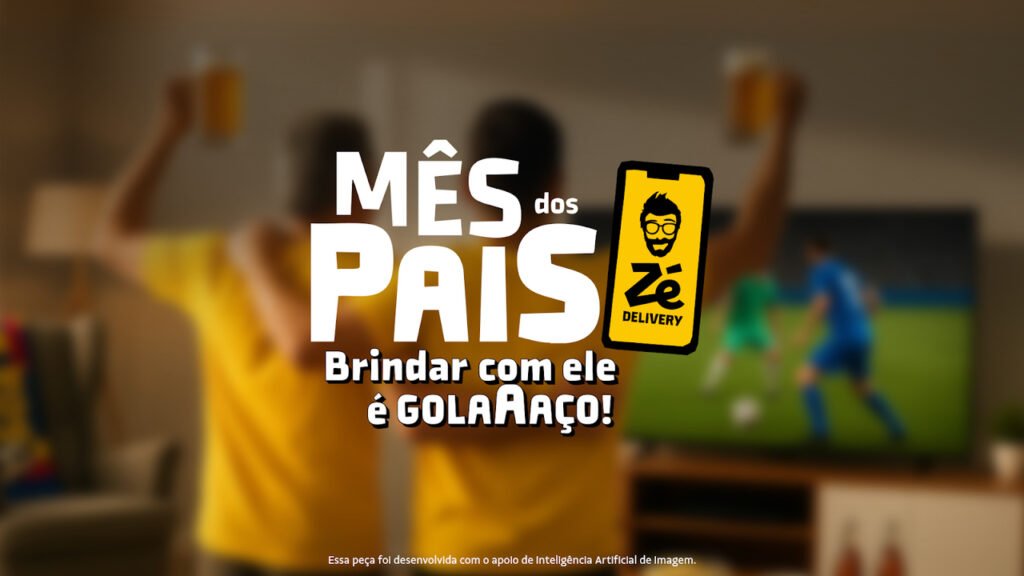 Futebol, família e cerveja: Zé Delivery ativa campanha com Zico no Maracanã para o Dia dos Pais