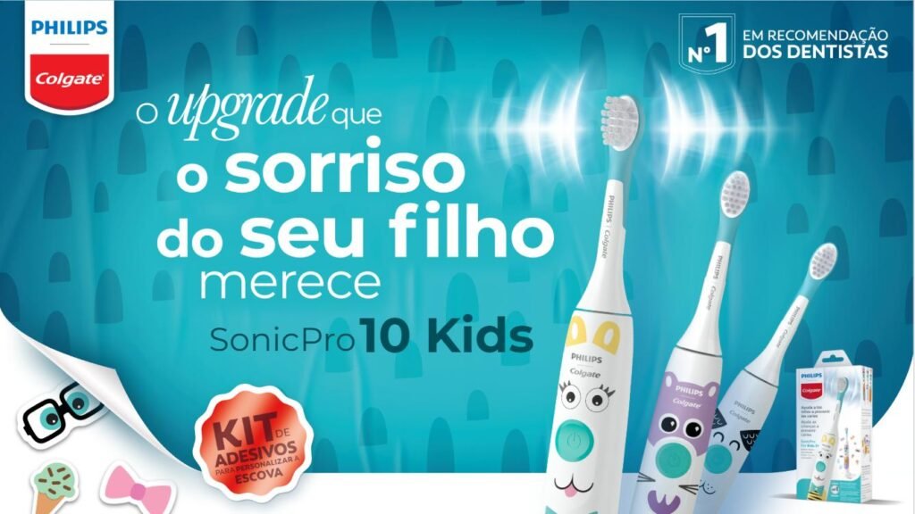 Colgate-Palmolive lança Philips Colgate Sonic Pro 10 Kids e fortalece higiene bucal infantil