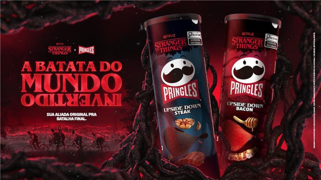 Stranger Things ganha edição especial de Pringles com embalagens colecionáveis e novos sabores