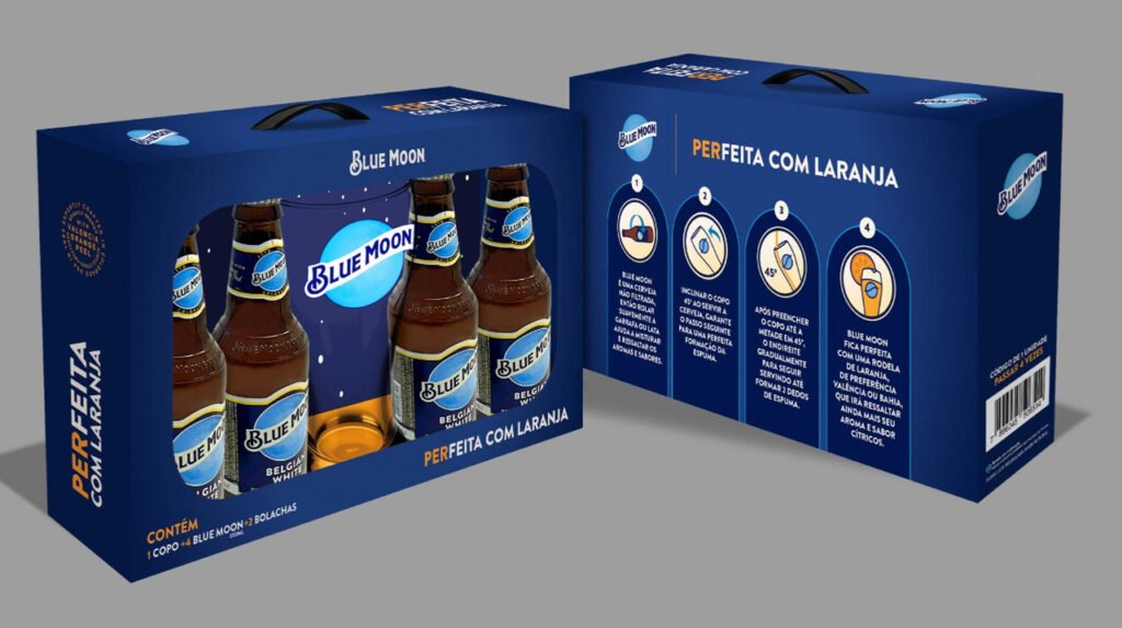 Blue Moon lança gift pack exclusivo com copo oficial “Perfeita com Laranja”