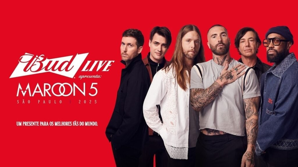 Maroon 5 é a primeira atração da Bud Live em show exclusivo em São Paulo