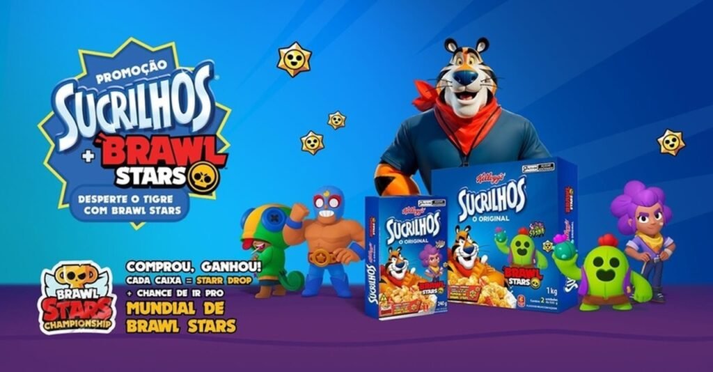 Sucrilhos e Brawl Stars anunciam parceria inédita com experiências e prêmios exclusivos