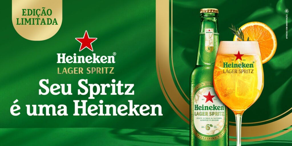 Heineken lança Lager Spritz e amplia experiências na categoria de cervejas
