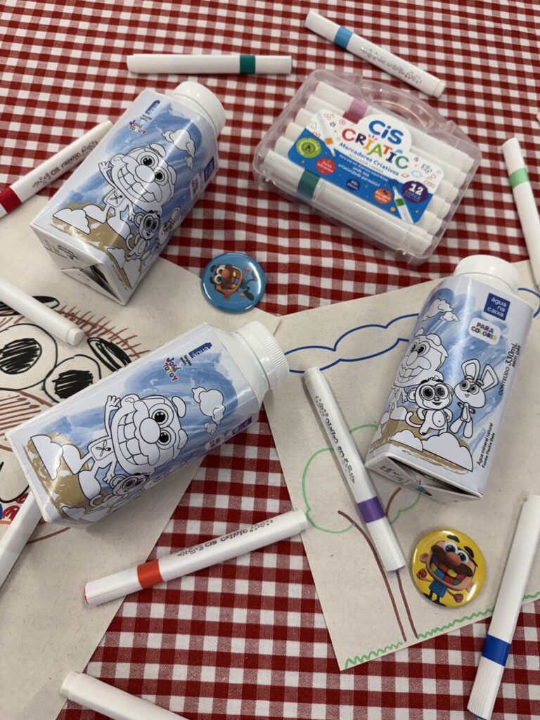 Parceria entre Água na Caixa e José Totoy incentiva crianças a beberem mais água