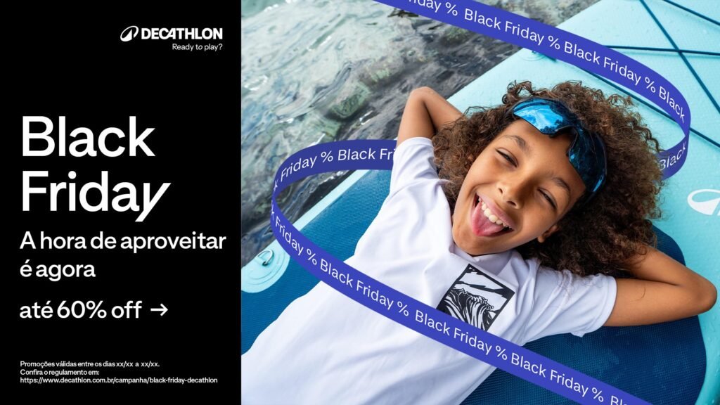 Decathlon oferece até 60% de desconto e cashback em dobro na Black Friday
