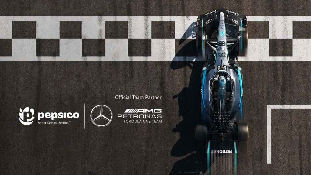 PepsiCo fecha parceria global com a Mercedes-Amg Petronas Formula 1 a partir de 2026