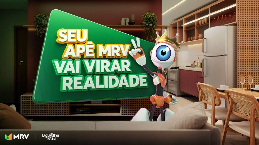 Festa do Líder no BBB 26 ganha ambientação de apê MRV e ativações de venda