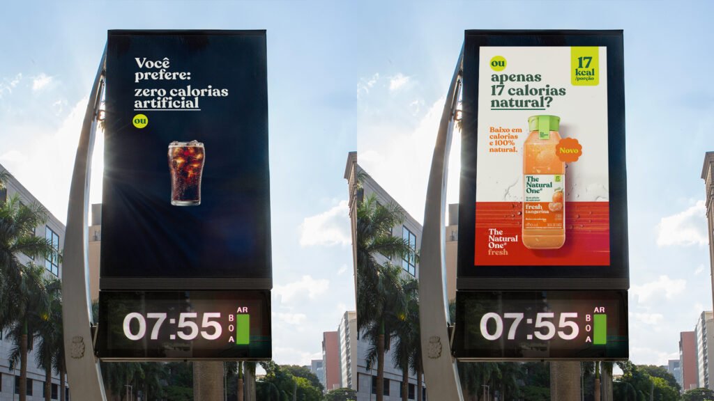 Natural One Fresh provoca mercado ao expor calorias e açúcares escondidos em bebidas