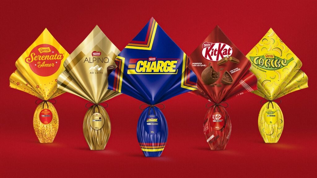 Nestlé e Garoto distribuem 174 milhões de itens para a Páscoa 2026 e projetam crescimento de duplo dígito