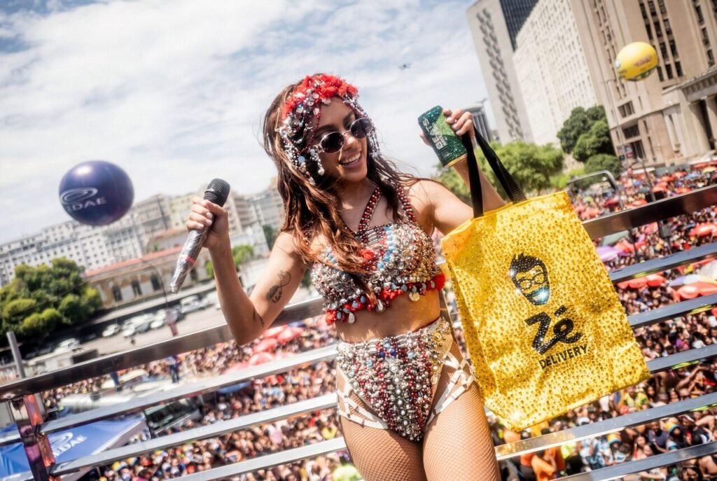 Zé Delivery ativa parceria com Anitta no Bloco da cantora