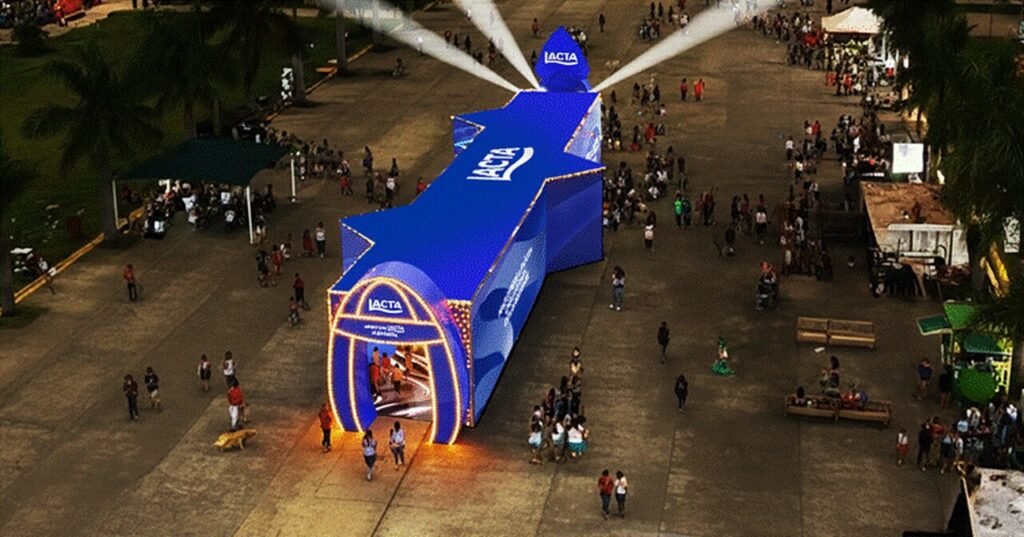 Lacta cria parreira de ovos gigante no Parque Villa-Lobos para a Páscoa