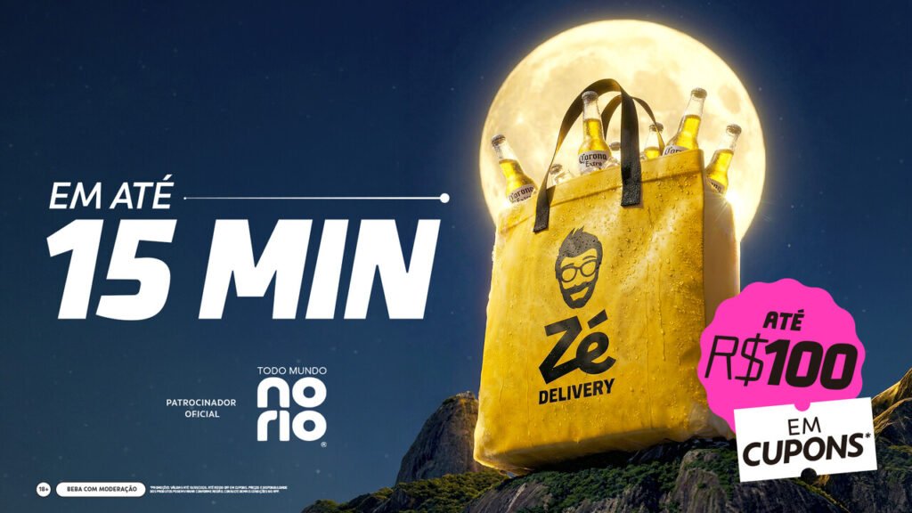 Zé Delivery será delivery oficial do Todo Mundo no Rio pelo segundo ano seguido