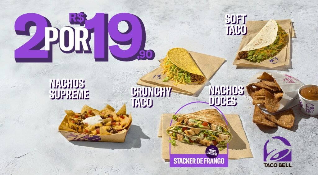 Stacker de frango chega ao menu da Taco Bell por tempo limitado