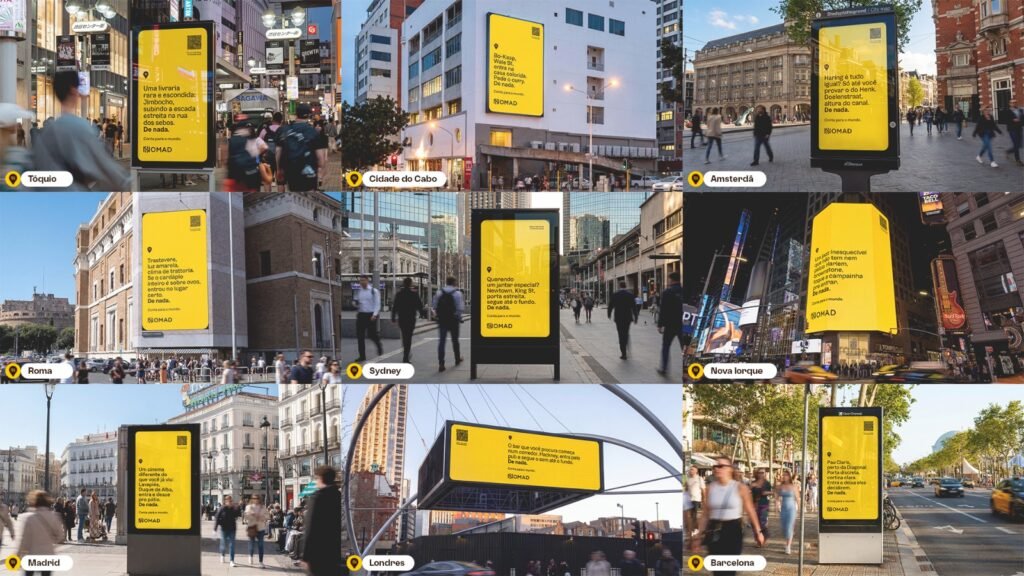 Nomad leva campanha em português para 12 cidades do mundo e lança guia de viagens exclusivo