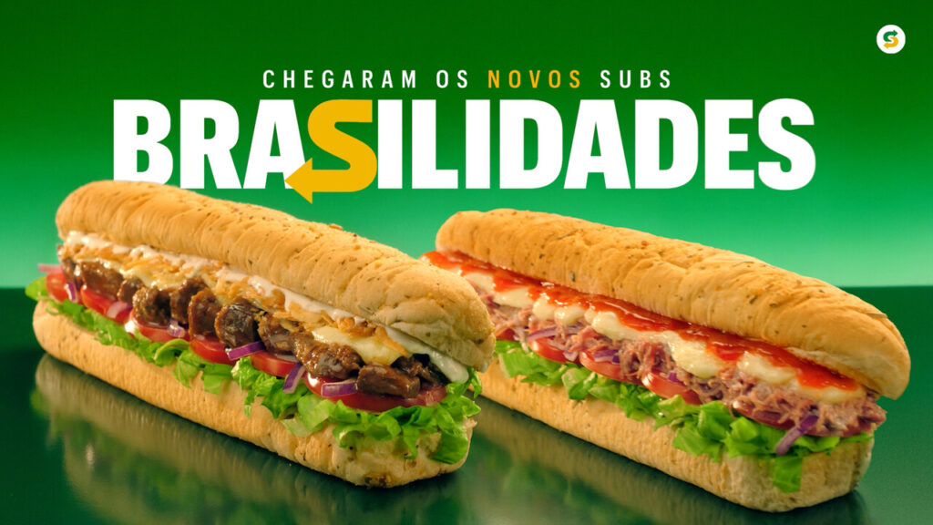 Subway lança linha Brasilidades com novos sabores inspirados na gastronomia brasileira