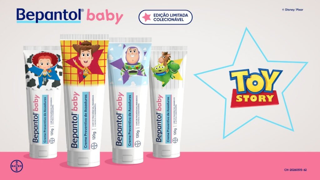 Bepantol Baby apresenta embalagens colecionáveis de Toy Story em edição especial