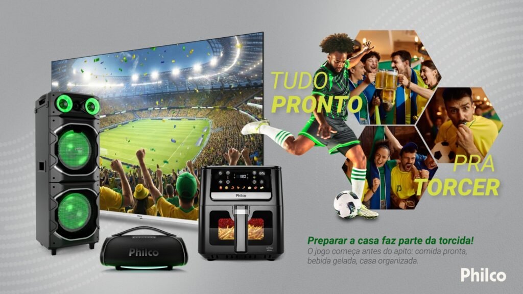Philco leva ativações interativas e tecnologia para a Arena Brasileira durante a Copa do Mundo