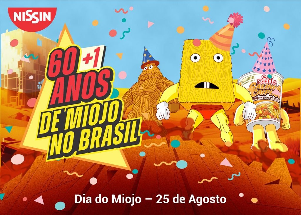 Dia do Miojo: Nissin amplia sabores e experiências para conquistar novas gerações