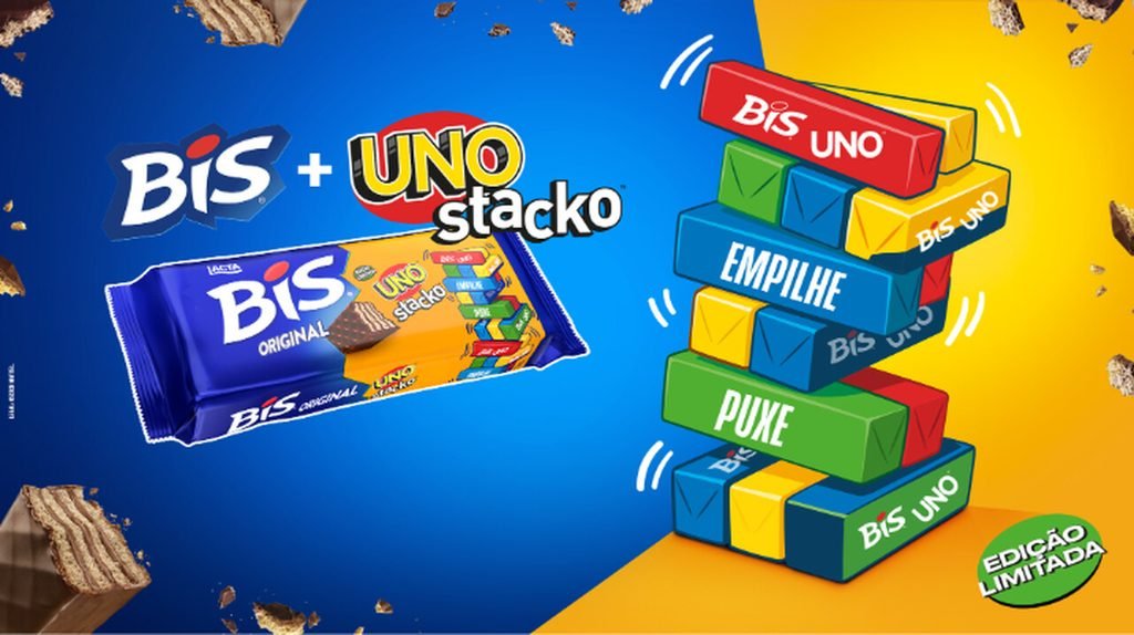 Bis e Uno Stacko lançam edição limitada que transforma wafers em peças de jogo