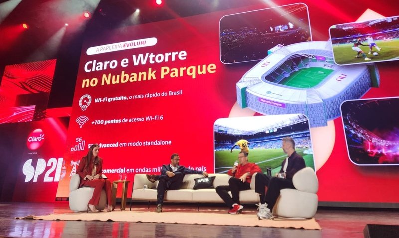 Claro fecha parceria com Nubank Parque para ampliar conectividade em shows e eventos