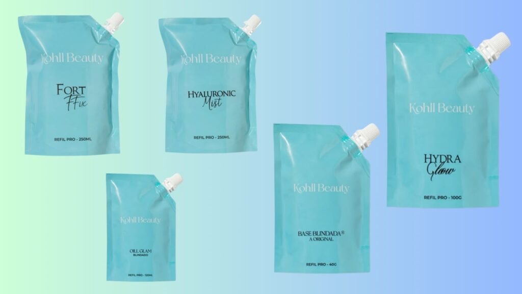 Kohll Beauty amplia linha de refis e reforça compromisso com a sustentabilidade
