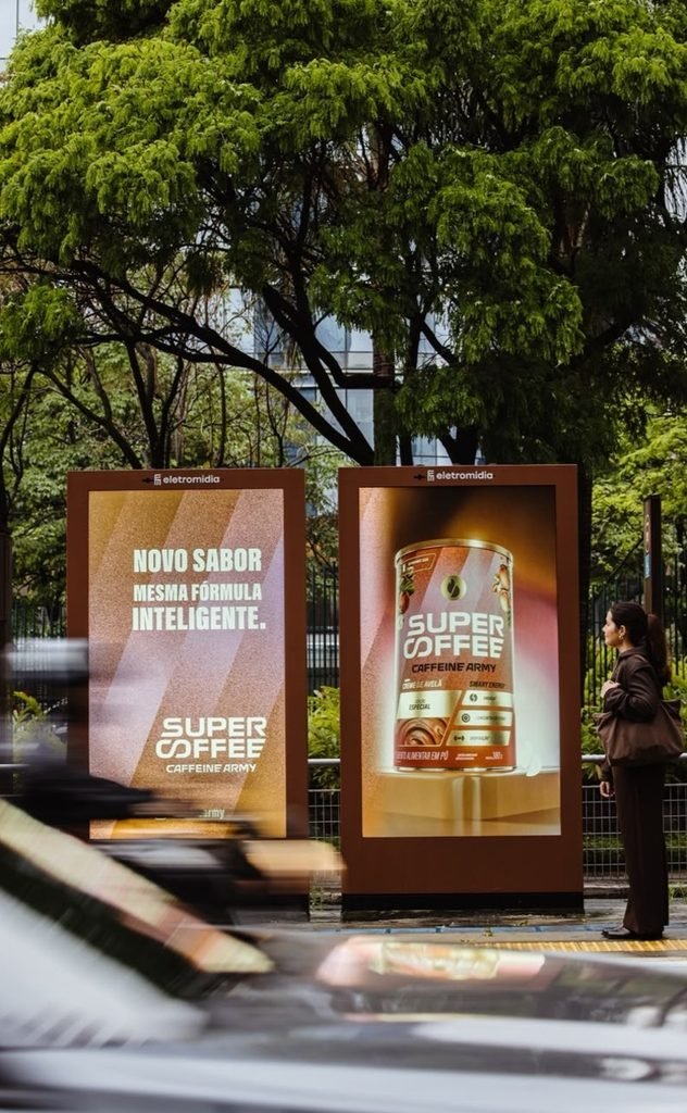 SuperCoffee estreia no OOH e destaca marca de 1,2 milhão de doses consumidas por dia