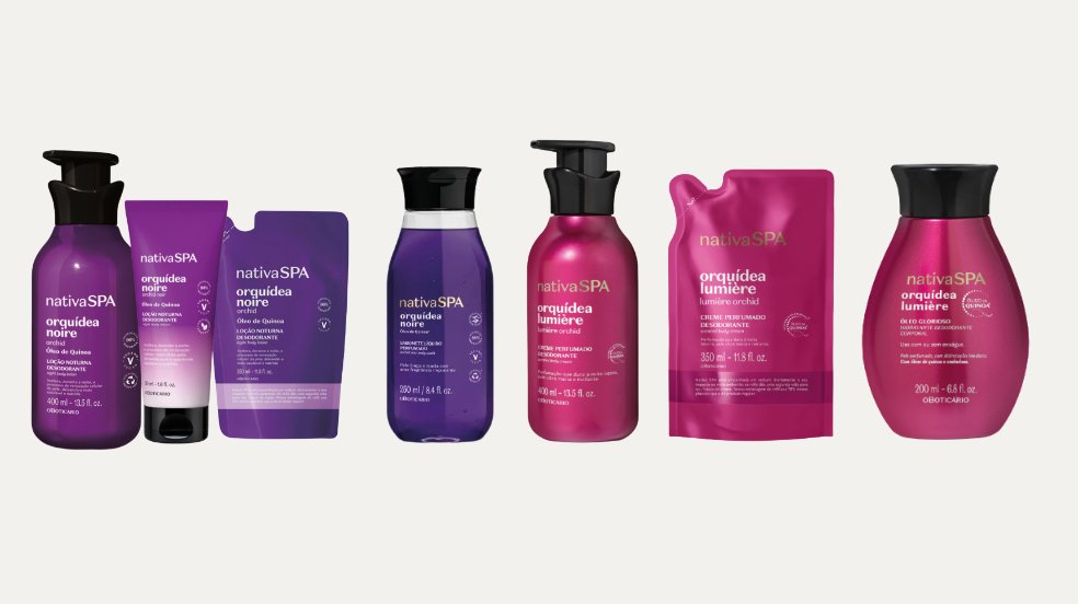 Nativa SPA oferece até 20% de desconto nas linhas Orquídea Noire e Orquídea Lumière