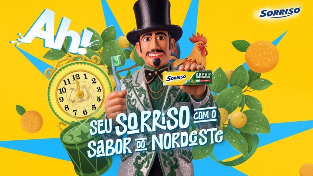 Sorriso homenageia cultura pernambucana com campanha estrelada pelo Homem da Meia-Noite